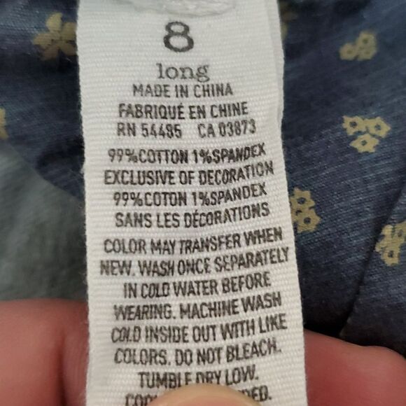 𝅺american Eagle dark wash 33x29" size 8 stretch artist jeans - Picture 8 of 8